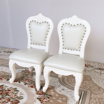 American leather small stool changing shoes stool childrens small stool European small Chair Childrens backrest all solid wood small leather chair