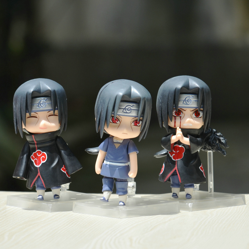 naruto q version naruto sasuke kakasi yuchi boku fourth generation face changing doll hand made model ornaments