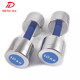 Pure steel dumbbells are compact and lightweight for home use