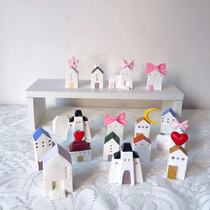 Hu is not happy as a small house handmade cute little house to decorate a girls house birthday present