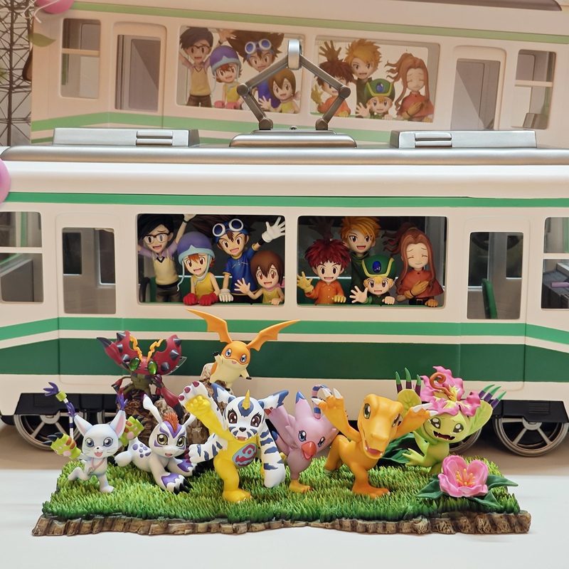 Digimon Generation 1 Electric Train Flying Hat Killer Anime Trendy Toy Desktop Gift Peripheral Gk Figure Model Statue Digimon Generation 1 Electric Train Flying Hat Killer Anime Trendy Toy Desktop Gift Peripheral Gk Figure Model Statue