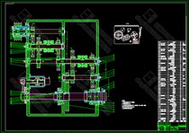 Structural design of the main transmission system of CW61100E type horizontal lathe with CAD drawings and notes