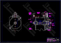 Design of J45-6 type 3 double-acting tensile press includes CAD drawings and instructions