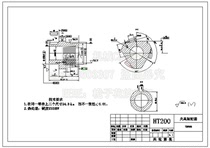 Development of the star wheel parts machining process and drilling 3 x φ 4 hole drilling machine clamp design with CAD drawing note