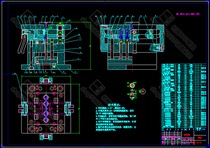 Design of injection mold for TV knob CAD drawing and description