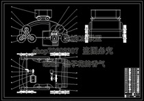 A ladder climbing robot design stair climbing trolley with cad drawing description mechanical drawing design