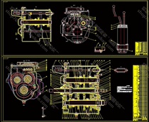 Rubber caterpillar tractor transmission improved design with CAD drawings and illustrated mechanical material