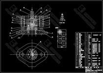The process analysis and design of the four-washer composite stamping die includes CAD drawings and explanatory materials.