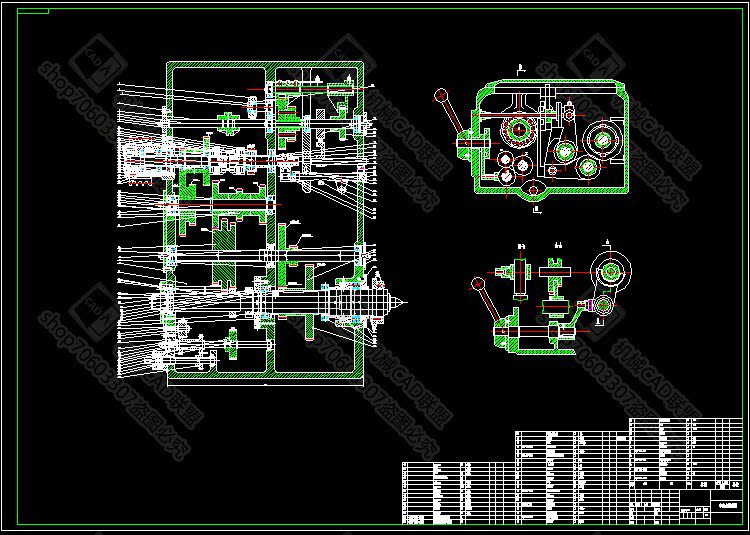 Design of the Z=12-level lathe spindle box with CAD drawings and descriptions of mechanical drawings design
