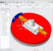 Automotive gearbox cover process regulations and lathe fixture design with CAD drawing Pro E three-dimensional model and description