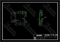 Box lock injection mold design with CAD drawings and instructions.