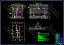 Watch box core plastic injection mold design with CAD drawings and instructions
