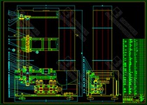 Universal material testing machine design with CAD drawings and description of mechanical drawings material