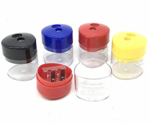 Triangle dot matrix size double hole pen planing thick rod pencil self-locking pencil sharpener pencil sharpener children pencil knife supplies