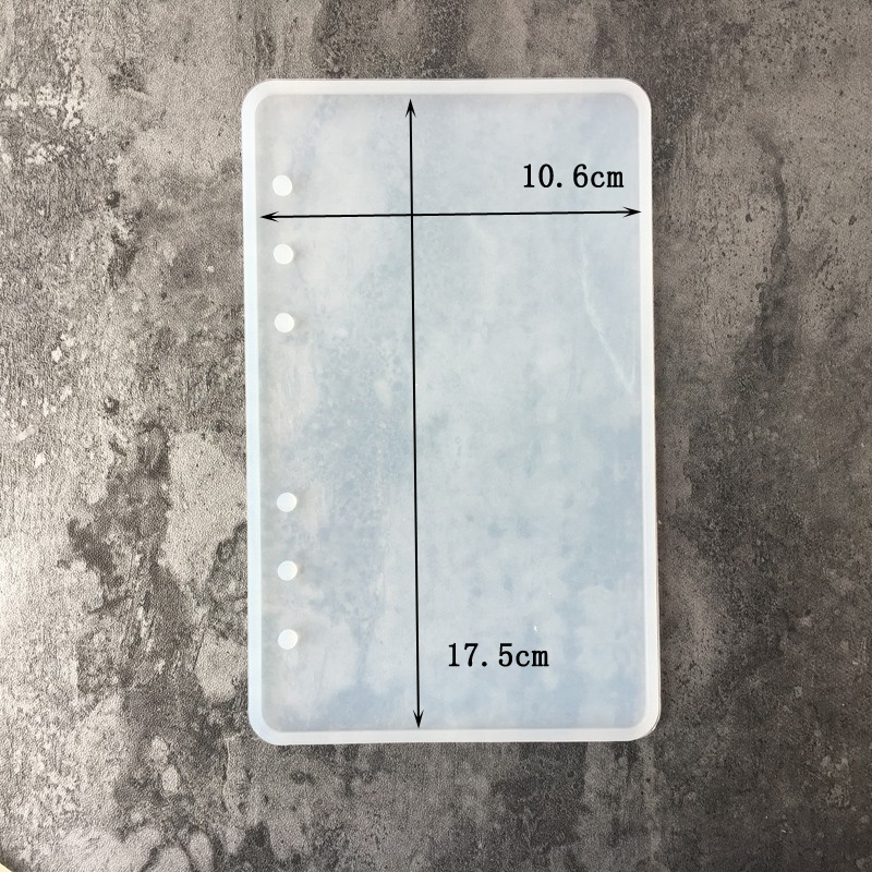 A7 / A6 / A5 máy tính xách tay bìa notepad silicone khuôn tay tài khoản DIY sáng tạo tay làm việc khuôn oval