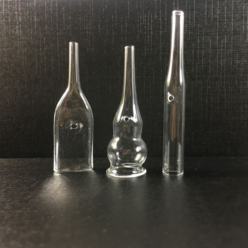 Glass Tube Suction Black Head Acne Pimple Acne Beauty Instrumental Beauty Salon Home Accessories Round Straight Flat Gourd Shape