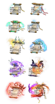(Legendary page Cruise Game Material) Divine Instrumental) 10 Boutique Dragon Flag Sequence Frame Animation