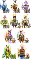(Legendary page Cruise Game Material) Monster) Pet Class) 13 Pet Monster Monster Sequence Frames