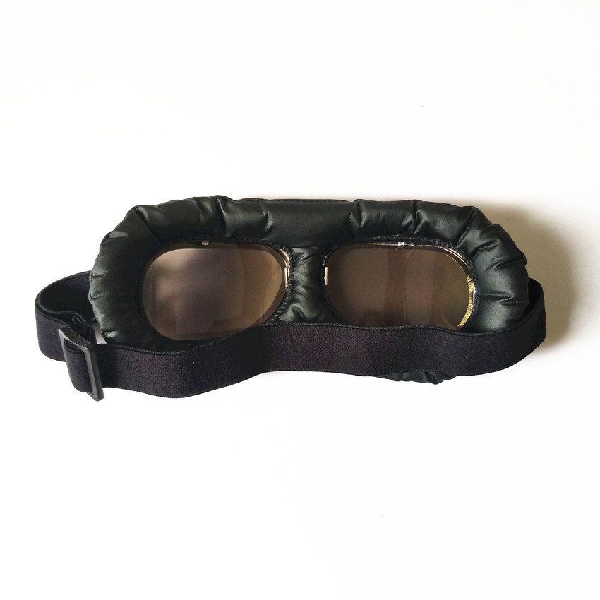 Bảo vệ mắt bảo vệ gió và bụi chống nắng UV cưỡi ngoài trời Harley xe máy điện mũ bảo hiểm retro kính - Xe máy Rider thiết bị đai bảo vệ khớp gối