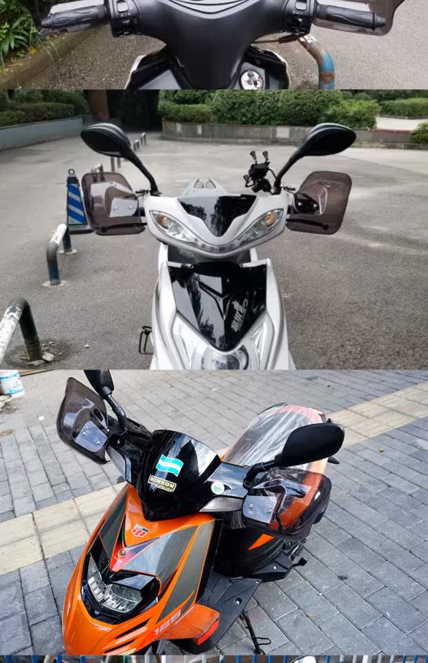 Yamaha Qiao Gefu Xi Xun Ying Yadi xe điện tay ga che tay kính chắn gió - Kính chắn gió trước xe gắn máy 	kính chắn gió xe máy sh