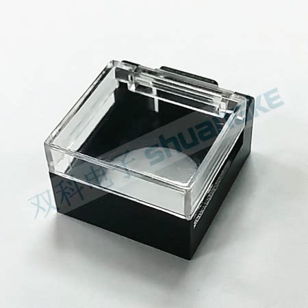 Button Switch Square 16mm uses protective cover against error action round protective cover to be turned on