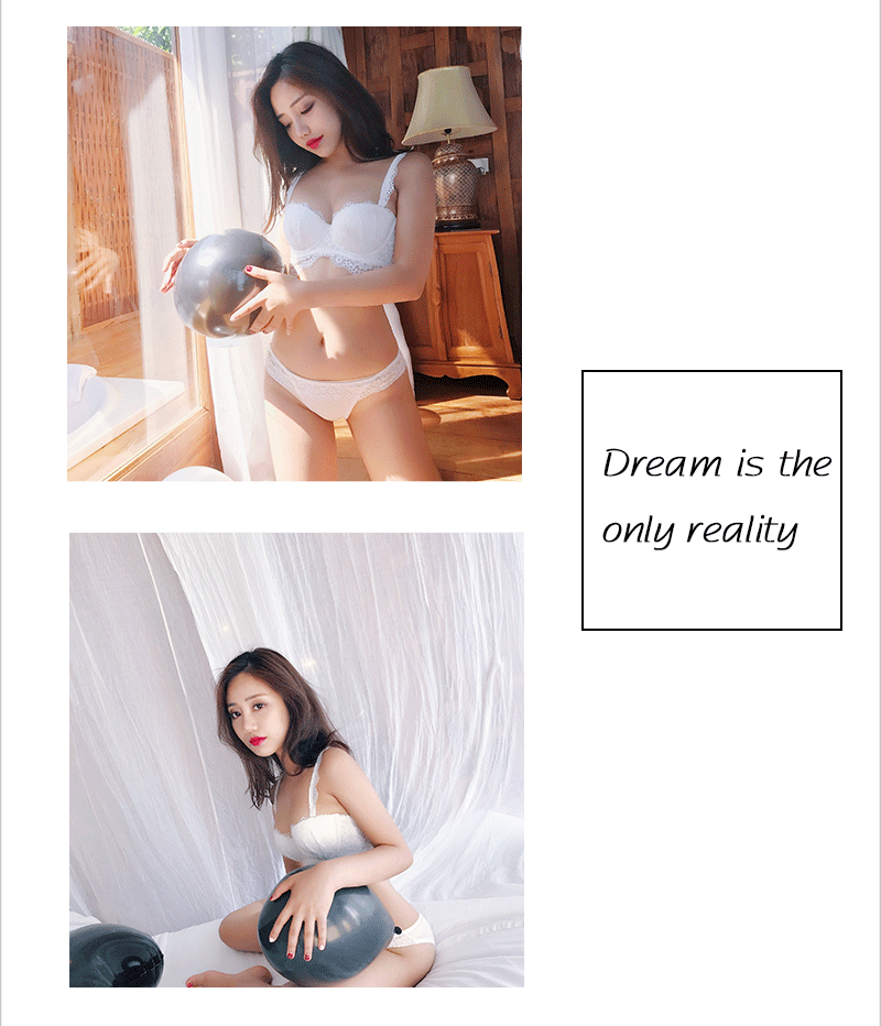Anna mật ong nguyên bản đồ lót trắng phụ nữ thu thập dày áo ngực gợi cảm 1/2 nửa áo ngực ao lot