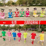 Детская однотонная хлопковая футболка для школьников для раннего возраста, семейный стиль