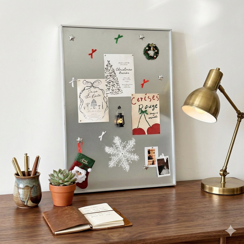 Magnetic Stainless Steel Decorative Painting Refrigerator Magnet Photo Storage Soft Decoration Wall Sticker Electric Meter Box Hanging Painting New Home Housewarming Gift