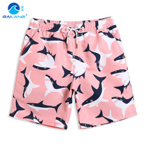 Summer pink beach pants mens loose quick-drying large size Thailand Sanya tourism vacation swimming shorts swimming pants can be used in the water