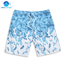Gina Couple Men And Women Beach Pants Speed Dry Loose Big Code Shorts Seaside Holiday Gradient Swimsuit Surf 50% Pants