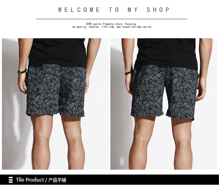 Mùa xuân nước nóng quần nhanh khô quần rộng kích thước lớn quần short kỳ nghỉ bãi biển boyshort lướt du lịch năm quần lớn 	quần đi biển big size	
