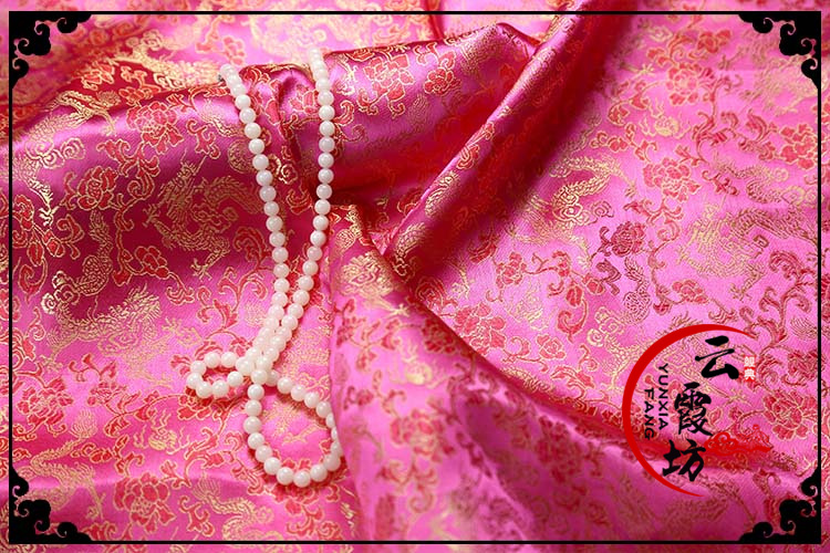 [Quảng trường] mây rồng trang phục thổ cẩm loạt vải lụa quần áo em bé người Hán COS quần áo vải quần áo cao cấp - Vải vải tự làm vải thô cotton