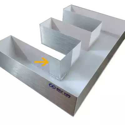 Borderless word interface tape Aluminum extrusion material Luminous word edge sealing tape Luminous word interface seam aluminum foil tape