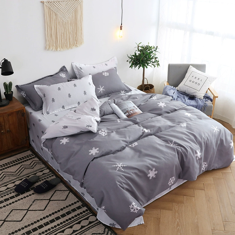 Ins vẫn tỷ lanh đỏ ròng giường ngủ ở một gia đình bốn 1.8m ba mảnh chăn Sinh viên Ký túc xá Li 4 - Bộ đồ giường bốn mảnh