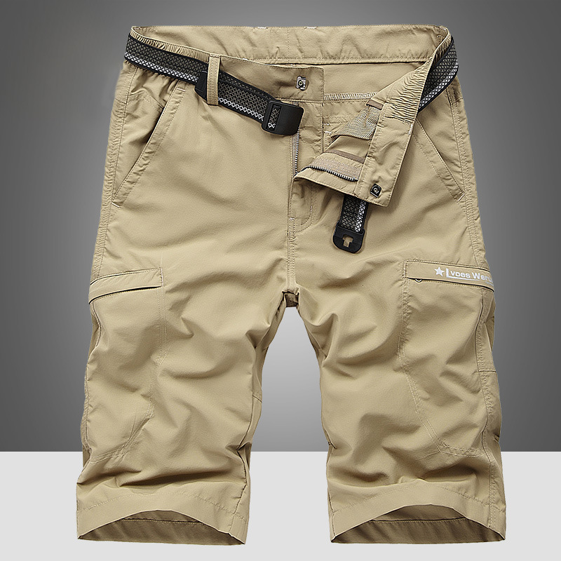 JPDUN flagship men's pants summer tactical special trousers semi-pants casual pockets large-code outdoor speed-dry shorts