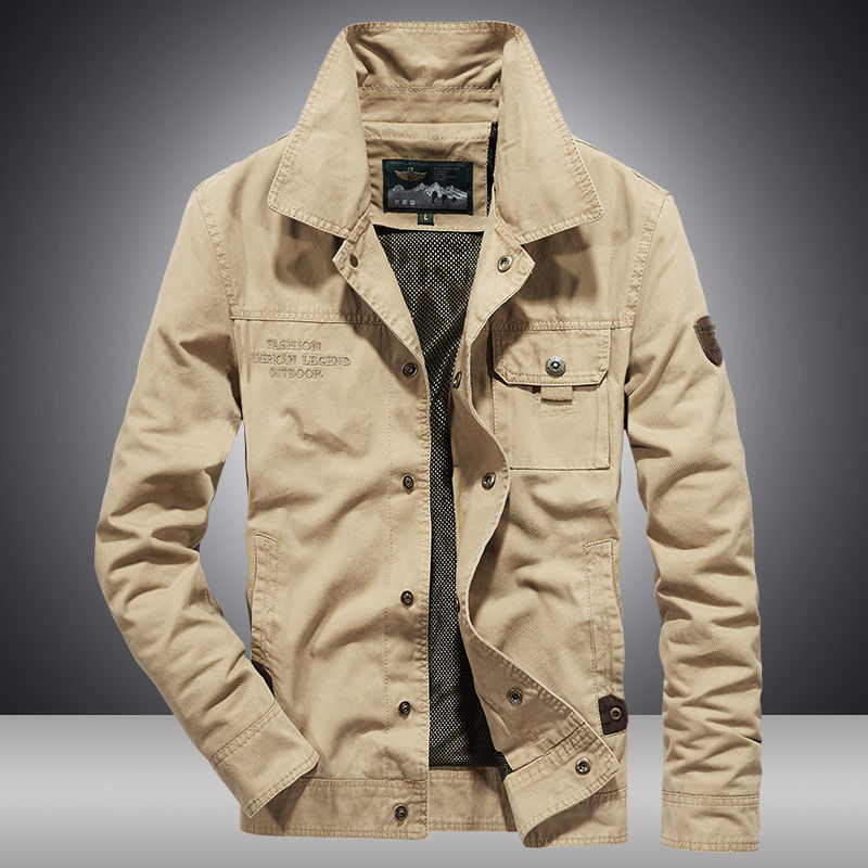 JPDUN flagship store jacket men's large size American tooling sweater casual mature and stable battlefield tactical jacket