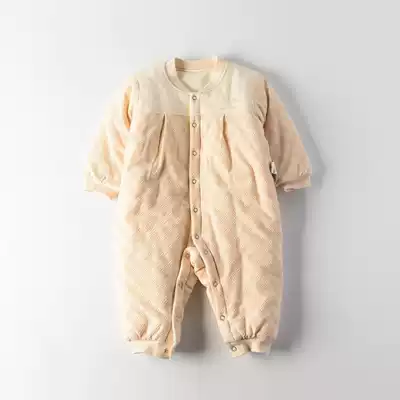 Tongtai baby clothes jumpsuit Autumn and winter padded cotton coat thickened 3-36 months men's and women's baby climbing clothes out of Haiyi