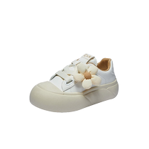 Canvas shoes for women 2024 new spring thick-soled white shoes for women with skirts versatile ugly and cute big-head casual sneakers