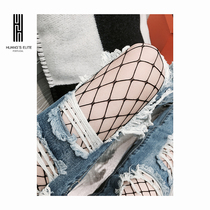 Portugal Huangs Elite Chic fishnet socks European and American trend pantyhose Ripped leggings
