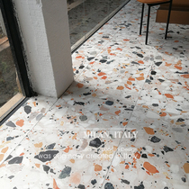 Beautiful light luxury terrazzo floor tiles 600x1200 tile personality clothing store bathroom balcony courtyard tile non-slip