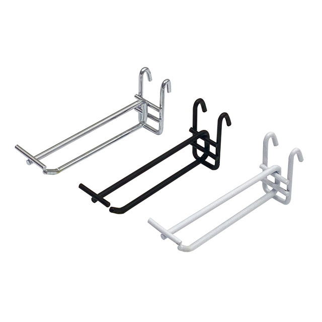 ຕາຫນ່າງຕາຫນ່າງ hook double line sign back mesh shelf hook supermarket commodity food mesh rack label double hook