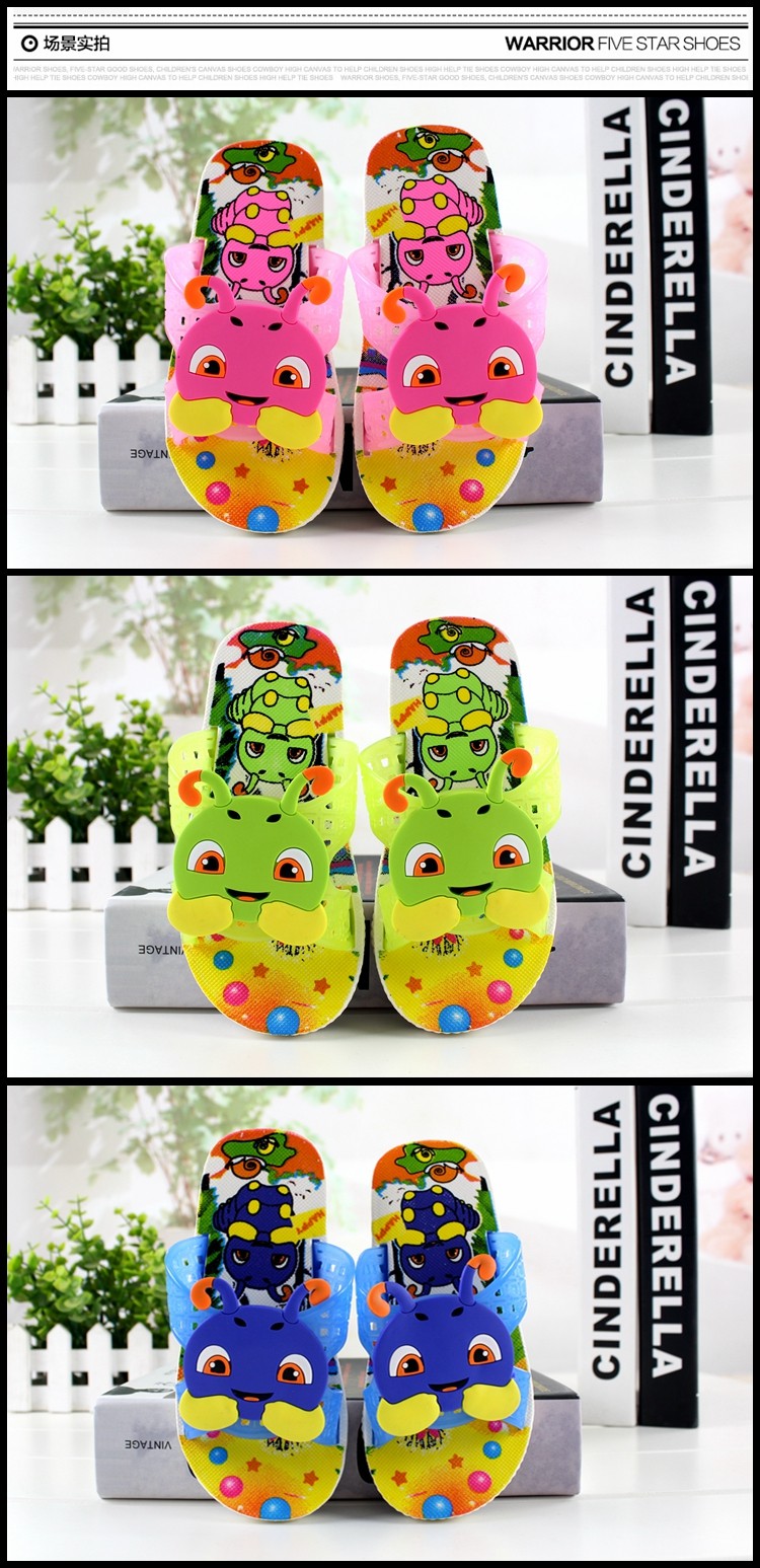 Chaussons enfants en autre pour été - semelle caoutchouc antidérapant - Ref 986546 Image 26