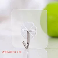 10 прозрачных липких крючков