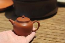 Qing Dynasty Daochuang Yan Shantou pot egg yolk Zhu mud hand-drawn pot Chaozhou old pot old tea ware old Chong pot lacquer jar