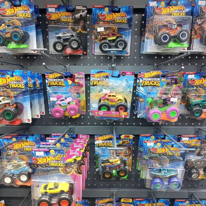 Hot Wheels Wild Bigfoot Alloy Car Model Boys' Toy Children's Off-Road Climbing Car Model Fyj44