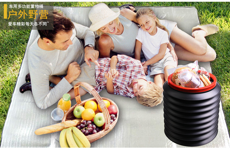 Car multifunctional 4L retractable bucket_06