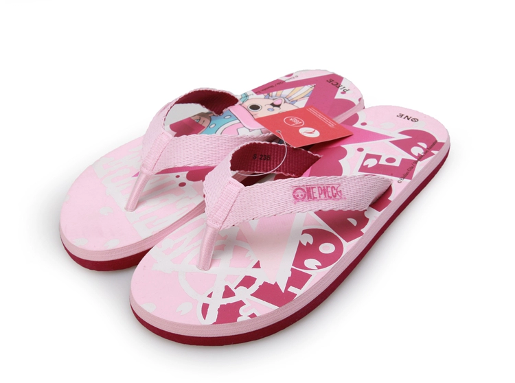 Dép nữ thời trang anime dễ thương Benny Road flip flops nam và nữ cặp đôi xương cá dép đi biển - Dép