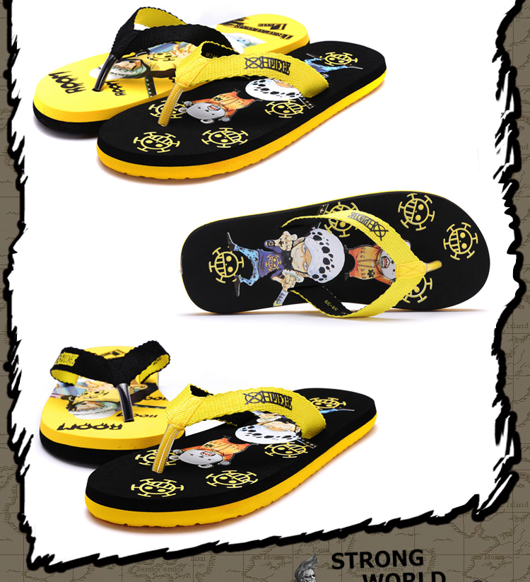 Dép Daban Niluna Đàn ông thời trang mùa hè cá tính One Piece Beach Flip-Flops Đàn ông và phụ nữ Đôi dép không trơn trượt dép rọ gucci