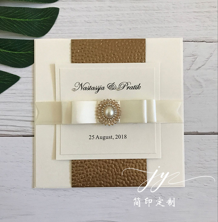 Full Custom Creative Personality Artisanal Reliefs Invited to Cambodia Wedding Invitation Letter Wedding Wedding