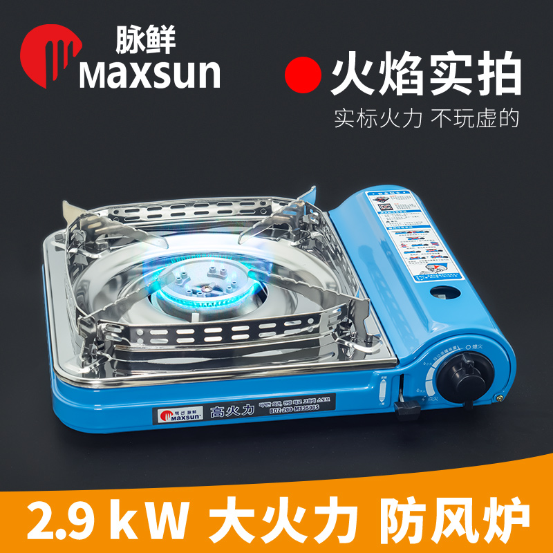 Pulse Card Furnace Outdoor Portable Campaign Campaign Butane Gas Wind-proof Small Gas Stove Boiler Card